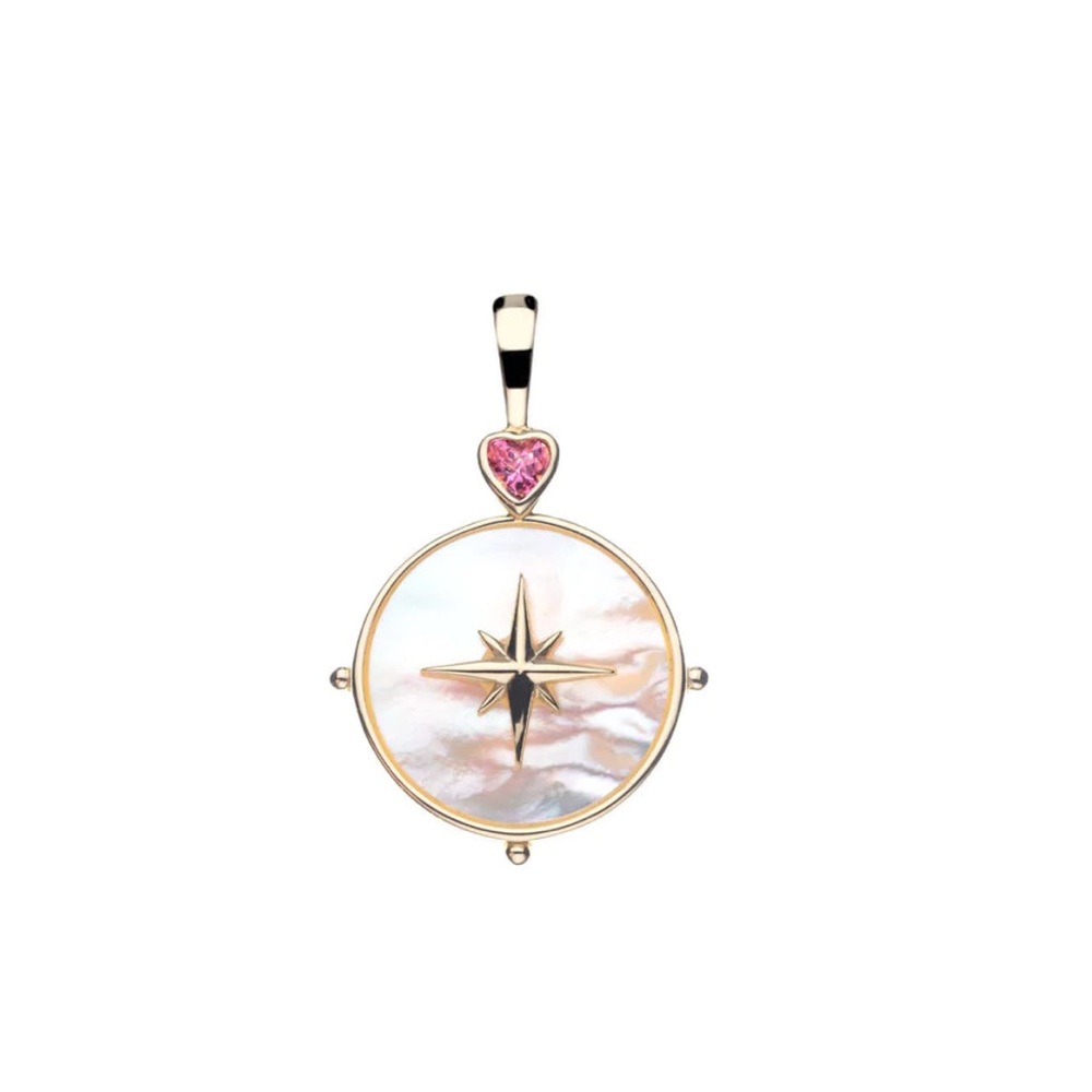 Jane Win Forever Mother of Pearl Pendant and Chain